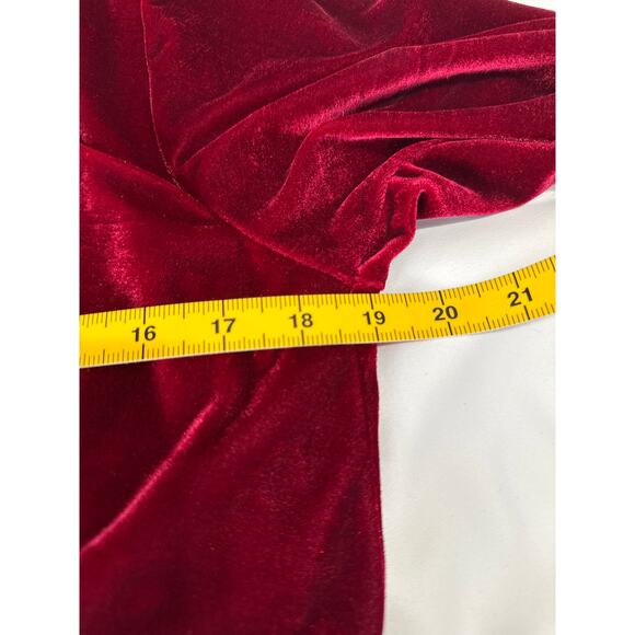 ESPRLIA Women's Plus Size Velvet Sexy Faux Wrap Pencil Midi Dresses 14W - Picture 7 of 9